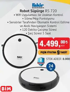 FAKİR RS 720 ROBOT SÜPÜRGE FAKİR RS 720 ROBOT SÜPÜRGE